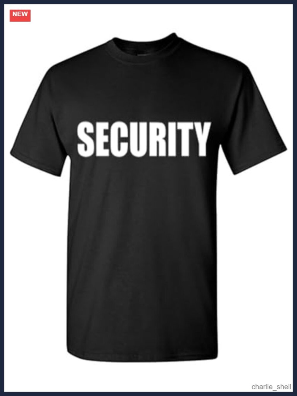 Security Shirt Men Concert Festival Event Guard Uniform
